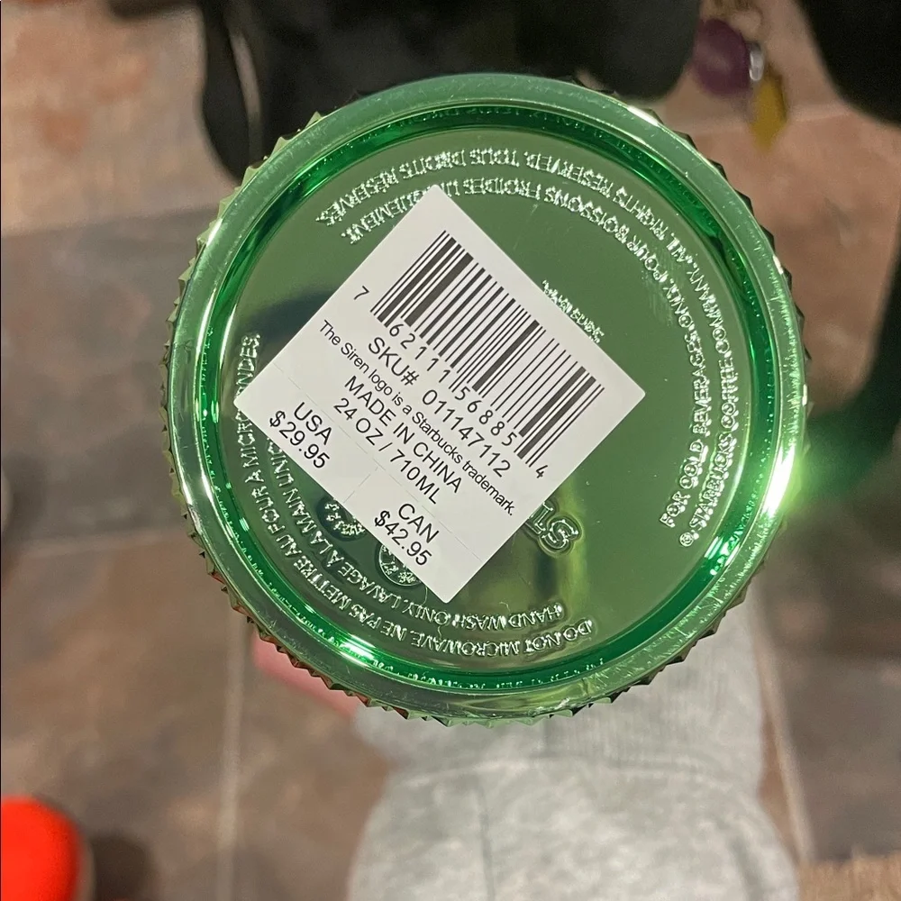 Starbucks Emerald Green Textured Tumbler